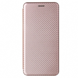 Folio Cover Samsung Galaxy S21 5G Custodia in pelle Fibra Di Carbonio