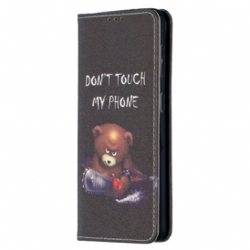 Folio Cover Samsung Galaxy S21 5G Custodia in pelle Orso Pericoloso