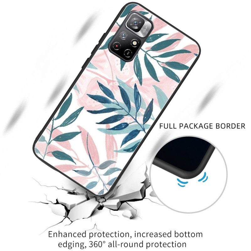 Cover Poco M4 Pro 5G Vetro Temperato Vegetale
