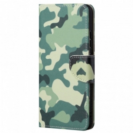 Custodia in pelle Poco M4 Pro 5G Camuffare