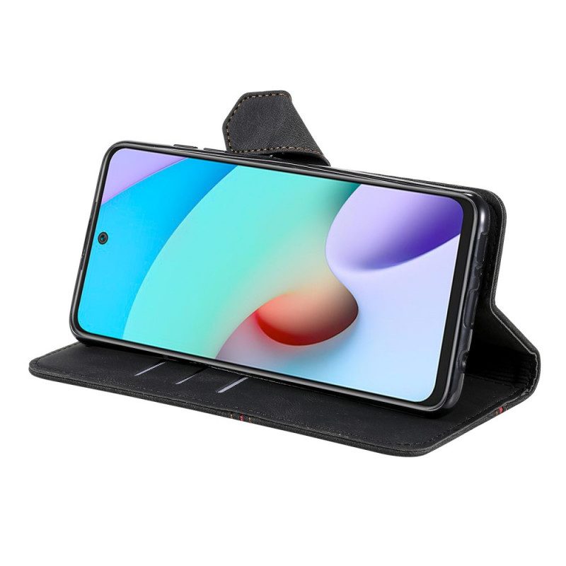 Custodia in pelle Poco M4 Pro 5G Crosta Di Pelle Effetto Pelle
