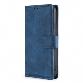 Custodia in pelle Poco M4 Pro 5G Pelle Di Coccodrillo