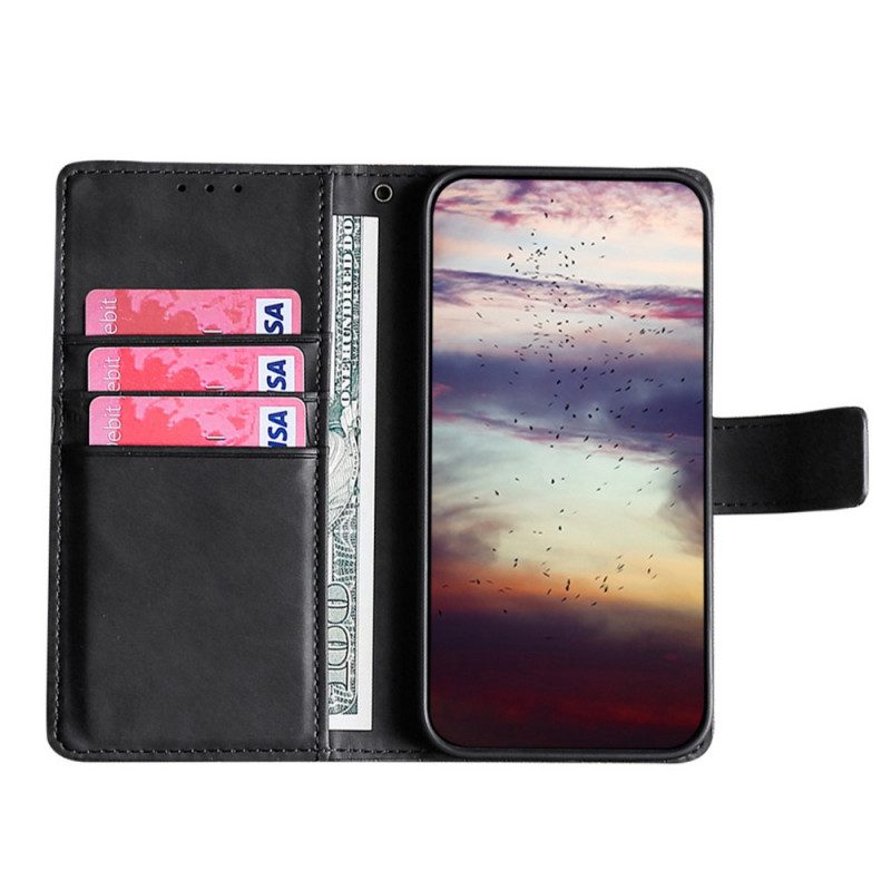 Custodia in pelle Poco M4 Pro 5G Pelle Di Coccodrillo