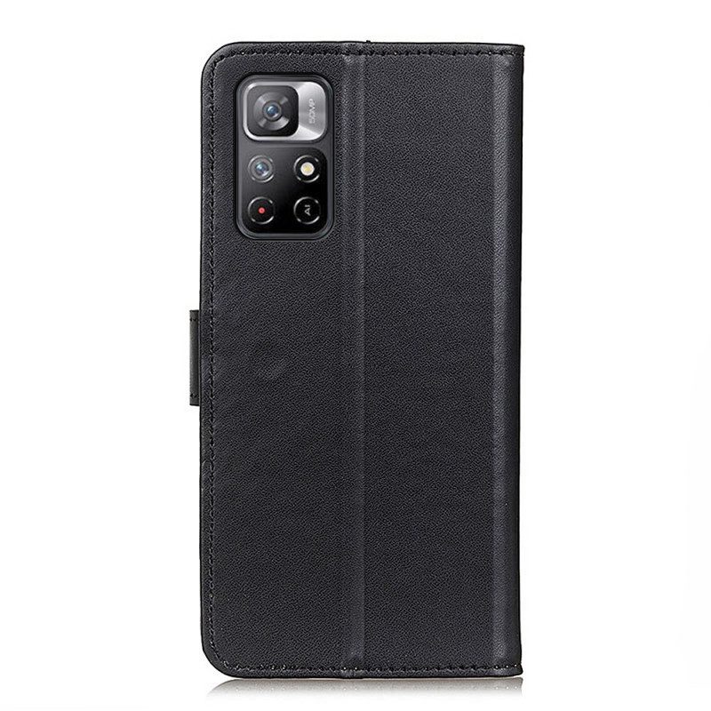 Custodia in pelle Poco M4 Pro 5G Ecopelle Appariscente