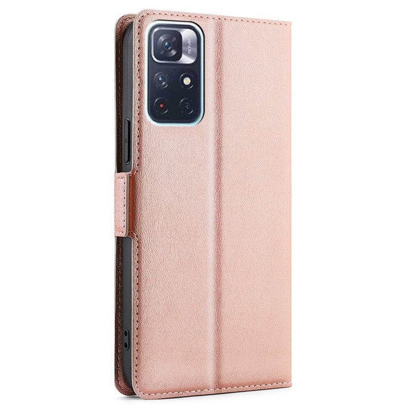 Custodia in pelle Poco M4 Pro 5G Finezza Della Pelle Di Stile