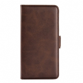 Custodia in pelle Poco M4 Pro 5G Folio Cover Doppia Patta Classica