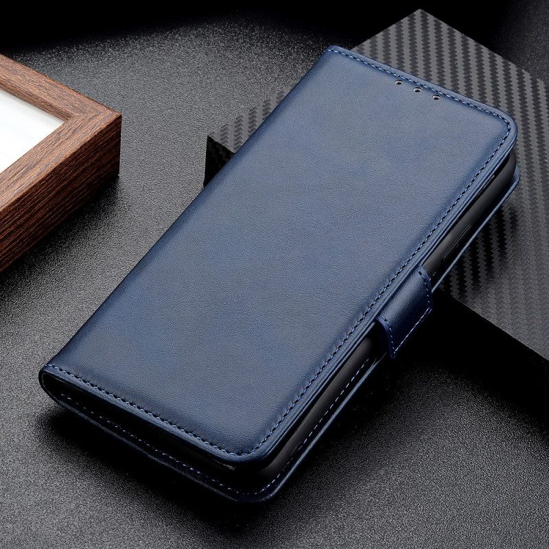 Folio Cover Poco M4 Pro 5G Custodia in pelle Doppio Lembo
