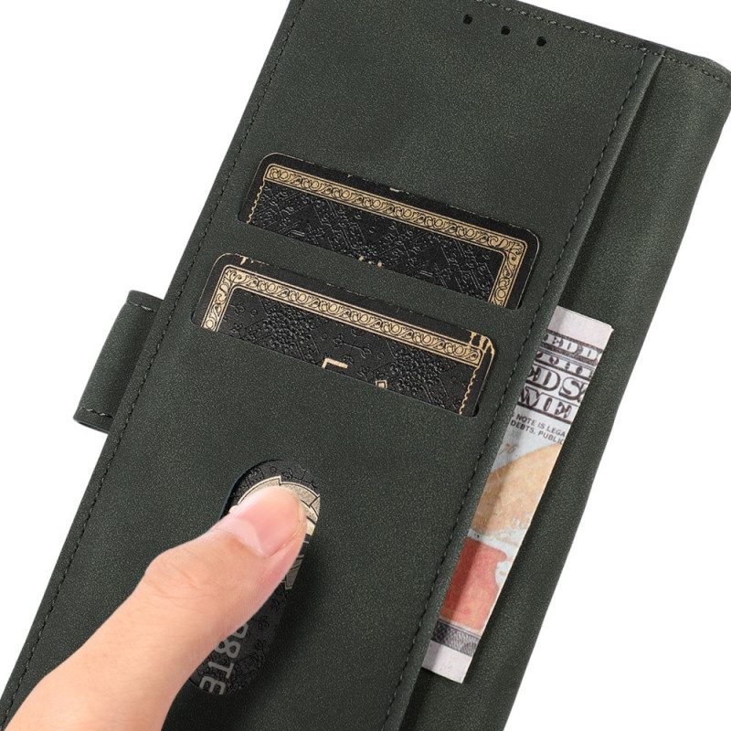 Folio Cover Poco M4 Pro 5G Khazneh Moda Effetto Pelle