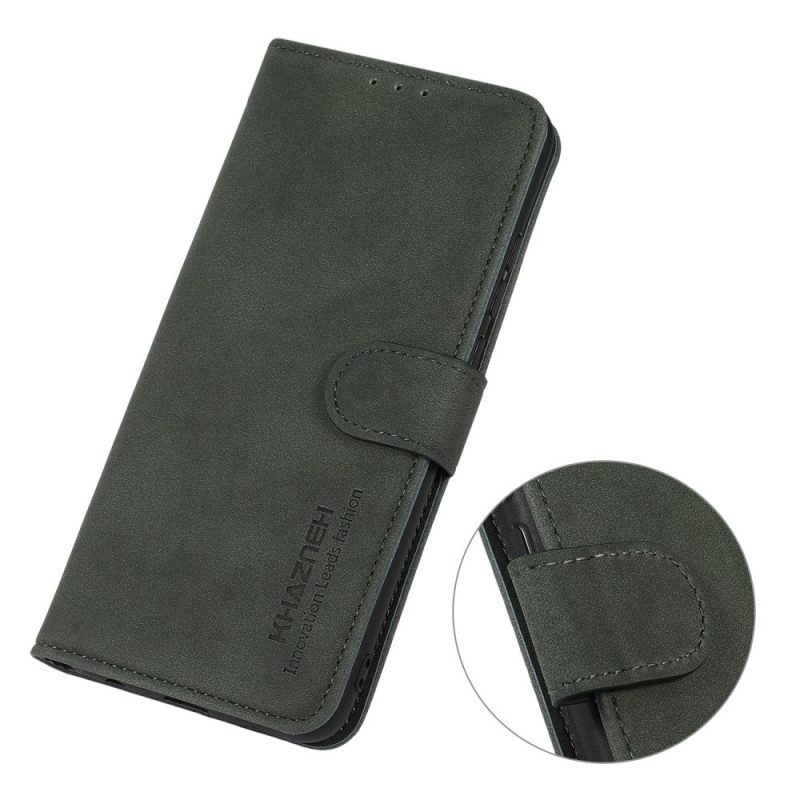 Folio Cover Poco M4 Pro 5G Khazneh Moda Effetto Pelle