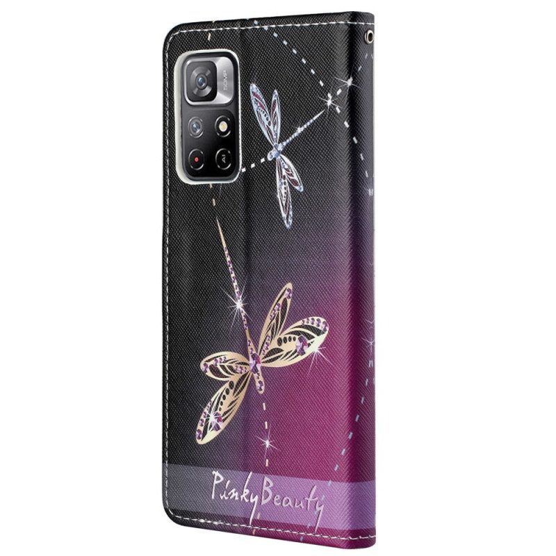 Folio Cover Poco M4 Pro 5G Libellule Strappy
