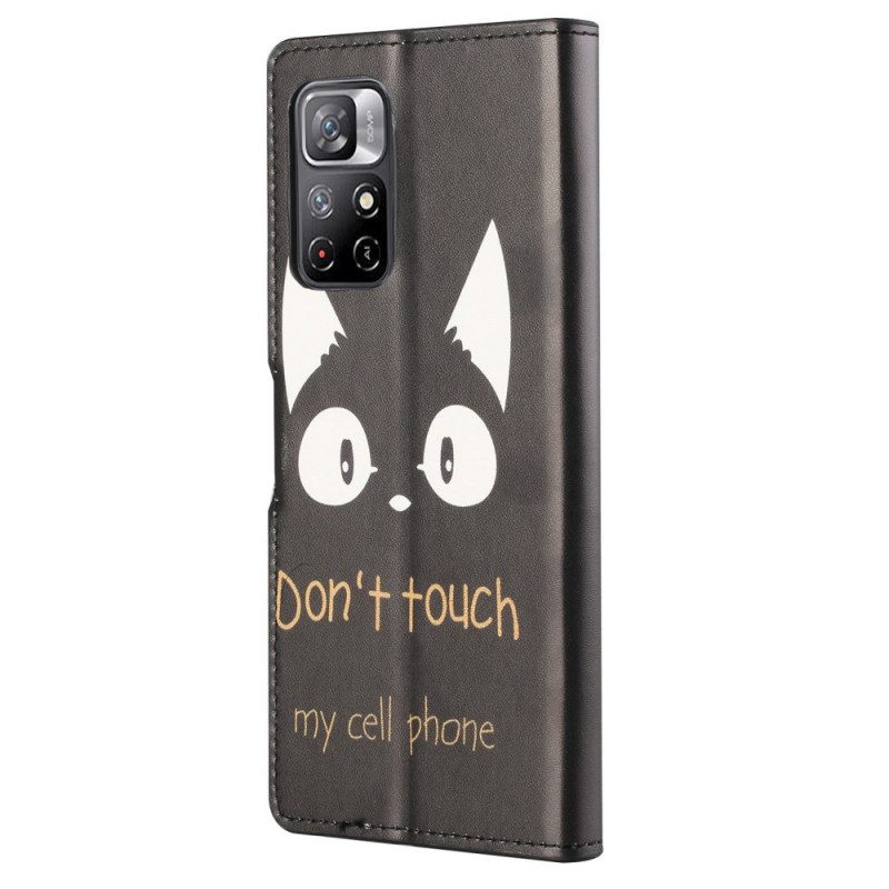 Folio Cover Poco M4 Pro 5G Non Toccare Il Mio Cellulare