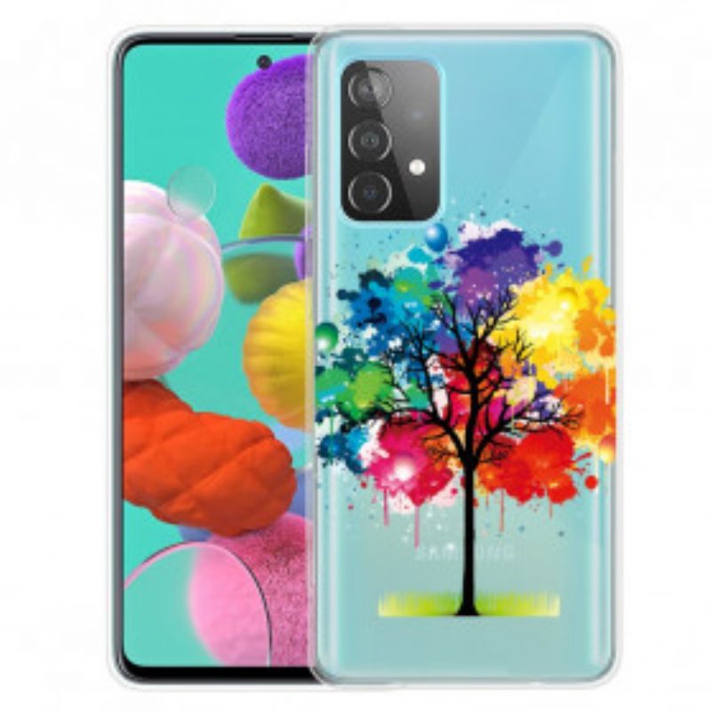 Cover Samsung Galaxy A52 4G / A52 5G / A52s 5G Albero Dell'acquerello