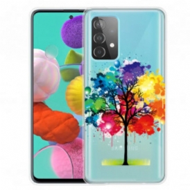 Cover Samsung Galaxy A52 4G / A52 5G / A52s 5G Albero Dell'acquerello