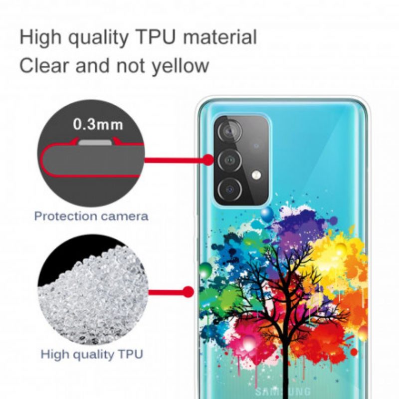 Cover Samsung Galaxy A52 4G / A52 5G / A52s 5G Albero Dell'acquerello