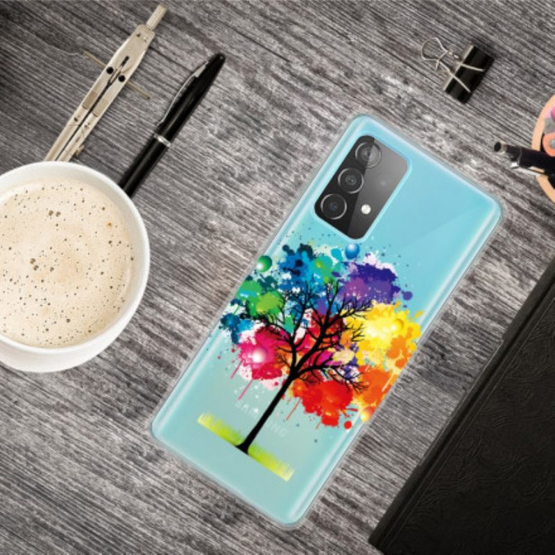 Cover Samsung Galaxy A52 4G / A52 5G / A52s 5G Albero Dell'acquerello