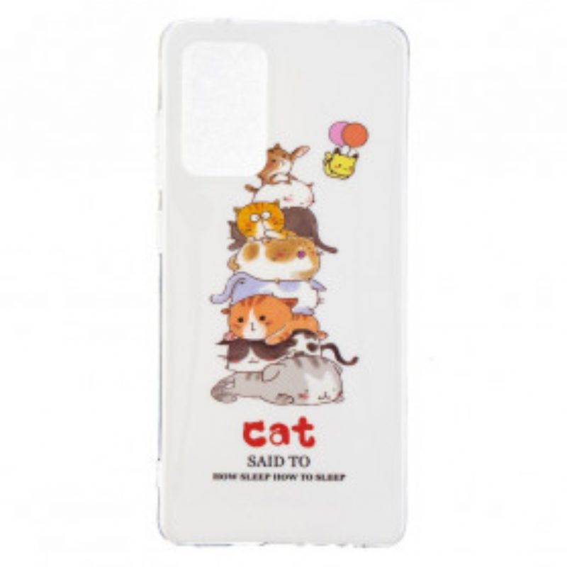 Cover Samsung Galaxy A52 4G / A52 5G / A52s 5G Gatti Fluorescenti