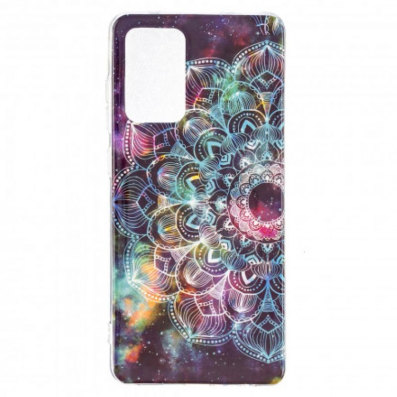 Cover Samsung Galaxy A52 4G / A52 5G / A52s 5G Mandala Colorato Fluorescente