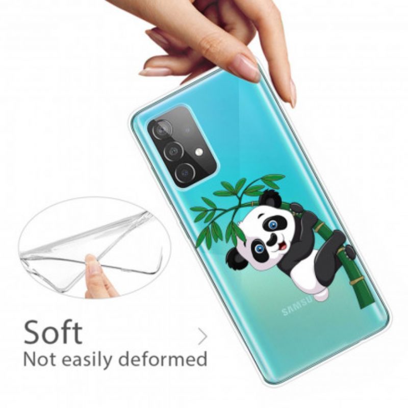 Cover Samsung Galaxy A52 4G / A52 5G / A52s 5G Panda Su Bambù