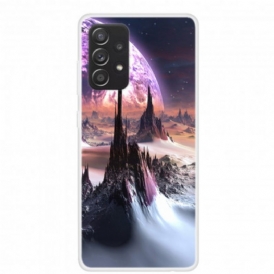 Cover Samsung Galaxy A52 4G / A52 5G / A52s 5G Sogni Di Pianeti In Silicone