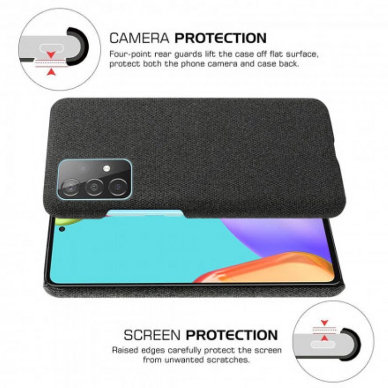 Cover Samsung Galaxy A52 4G / A52 5G / A52s 5G Trama Tessuto Ksq