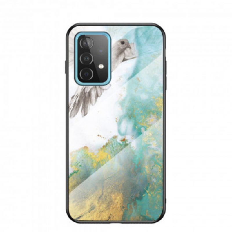 Cover Samsung Galaxy A52 4G / A52 5G / A52s 5G Vetro Temperato Colori Marmo