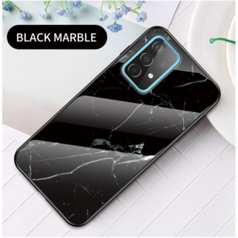 Cover Samsung Galaxy A52 4G / A52 5G / A52s 5G Vetro Temperato Colori Marmo