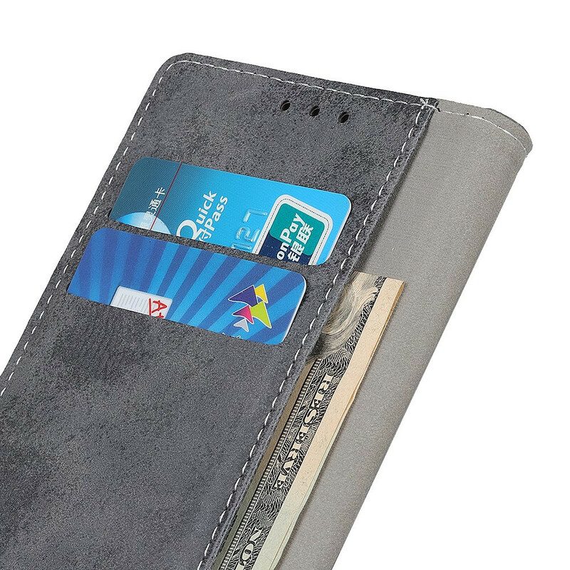 Custodia A Portafoglio Samsung Galaxy A52 4G / A52 5G / A52s 5G Ecopelle Vintage