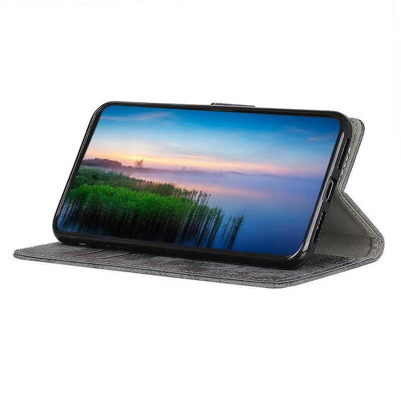 Custodia A Portafoglio Samsung Galaxy A52 4G / A52 5G / A52s 5G Ecopelle Vintage