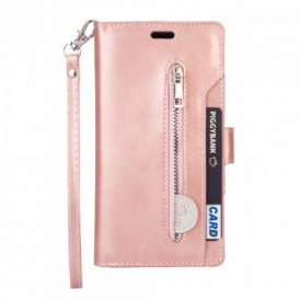 Custodia in pelle Samsung Galaxy A52 4G / A52 5G / A52s 5G Borsa Con Cordino