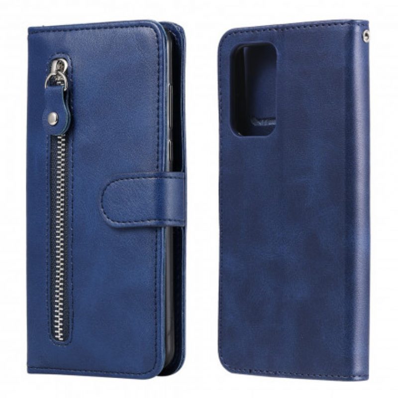 Custodia in pelle Samsung Galaxy A52 4G / A52 5G / A52s 5G Classico Con Portamonete