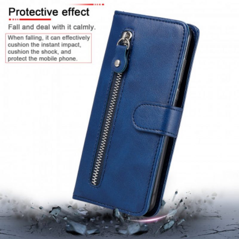 Custodia in pelle Samsung Galaxy A52 4G / A52 5G / A52s 5G Classico Con Portamonete