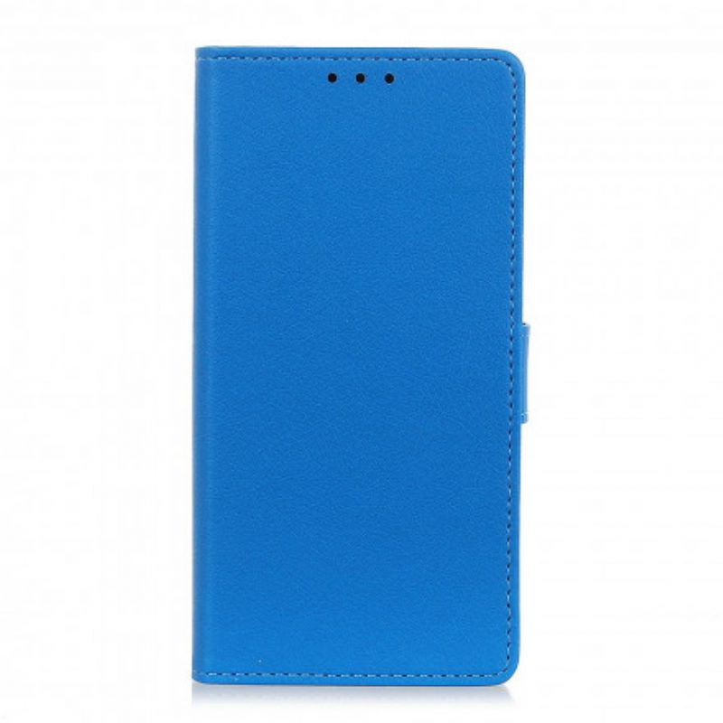 Custodia in pelle Samsung Galaxy A52 4G / A52 5G / A52s 5G Colore Di Base In Ecopelle