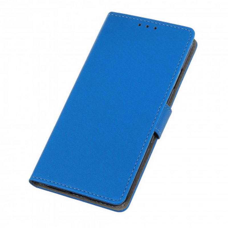 Custodia in pelle Samsung Galaxy A52 4G / A52 5G / A52s 5G Colore Di Base In Ecopelle