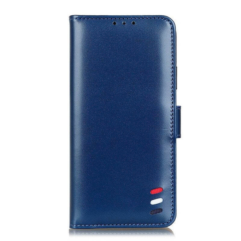 Custodia in pelle Samsung Galaxy A52 4G / A52 5G / A52s 5G Effetto Pelle Tricolore