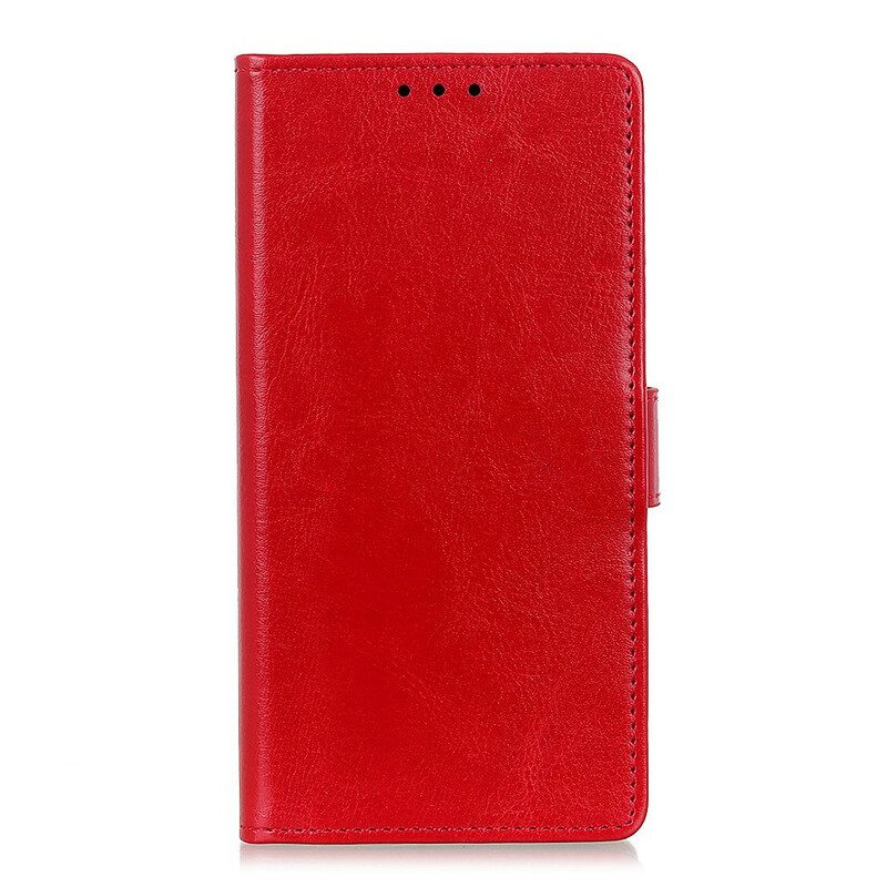 Custodia in pelle Samsung Galaxy A52 4G / A52 5G / A52s 5G Elegante Effetto Pelle Lucida