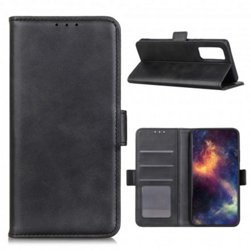Custodia in pelle Samsung Galaxy A52 4G / A52 5G / A52s 5G Folio Cover Doppio Lembo