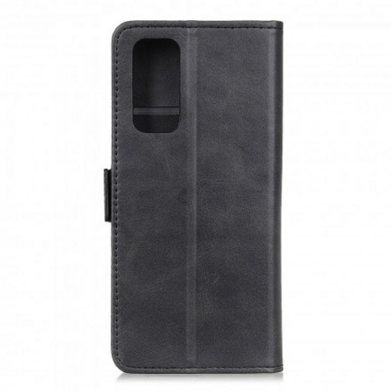 Custodia in pelle Samsung Galaxy A52 4G / A52 5G / A52s 5G Folio Cover Doppio Lembo