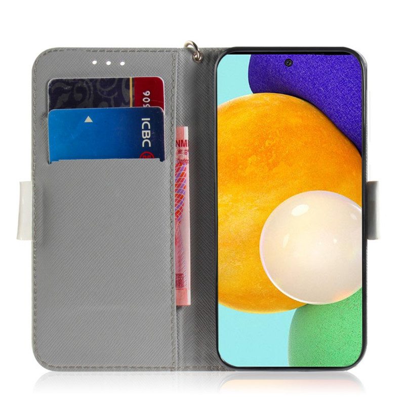 Custodia in pelle Samsung Galaxy A52 4G / A52 5G / A52s 5G Perizoma Love My Dog