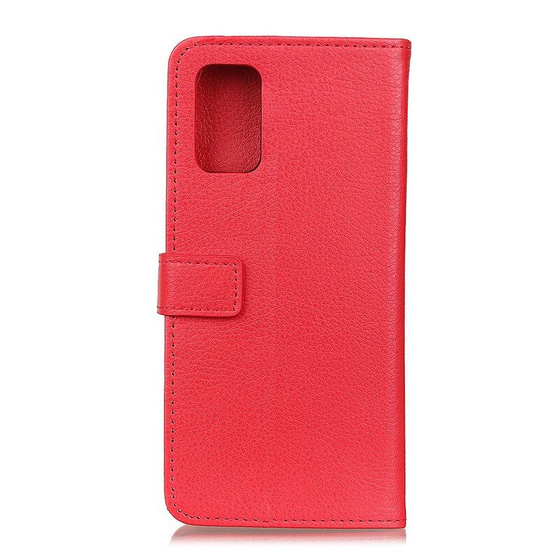 Custodia in pelle Samsung Galaxy A52 4G / A52 5G / A52s 5G Tradizionalmente Litchi