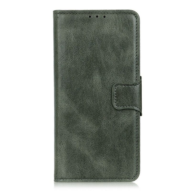 Folio Cover Samsung Galaxy A52 4G / A52 5G / A52s 5G Chiusura Reversibile Effetto Pelle