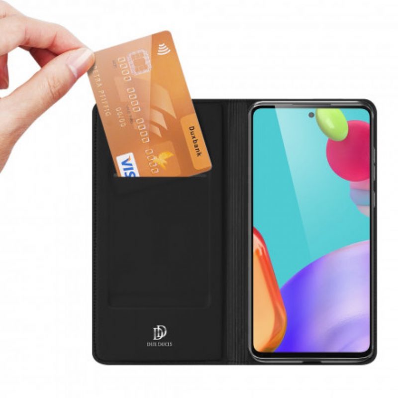 Folio Cover Samsung Galaxy A52 4G / A52 5G / A52s 5G Custodia in pelle Pelle Pro Dux Ducis