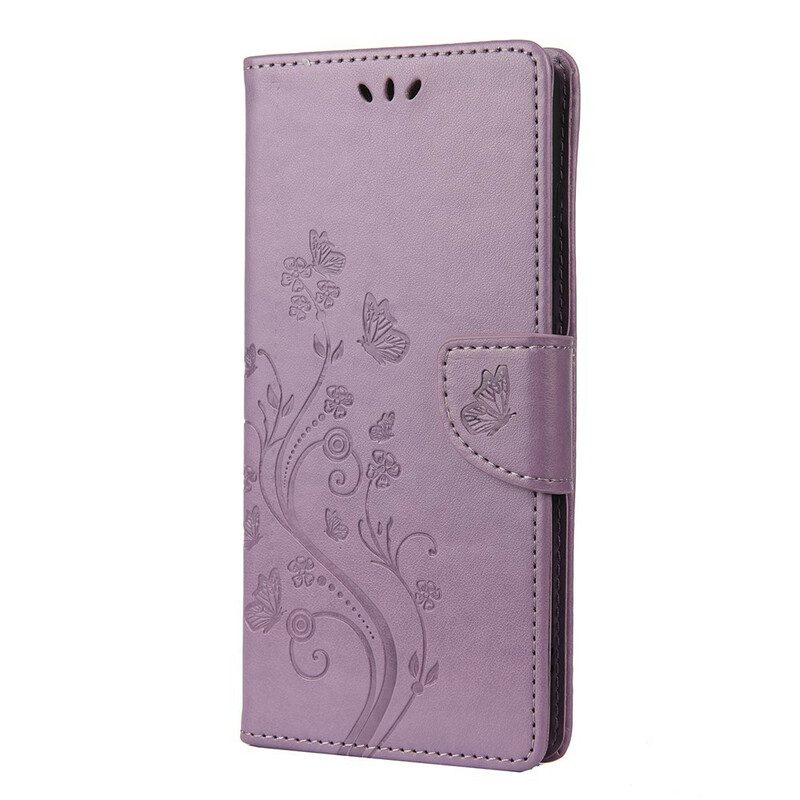 Folio Cover Samsung Galaxy A52 4G / A52 5G / A52s 5G Farfalle Incantate