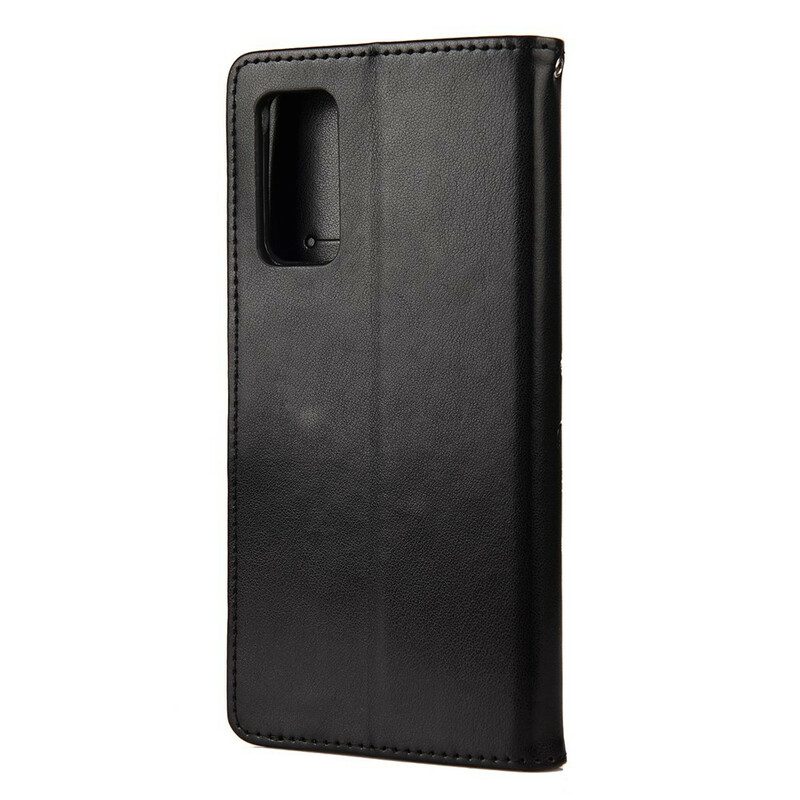 Folio Cover Samsung Galaxy A52 4G / A52 5G / A52s 5G Farfalle Incantate