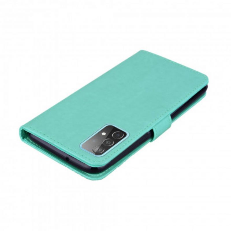Folio Cover Samsung Galaxy A52 4G / A52 5G / A52s 5G Mandala E Fascino Del Gufo
