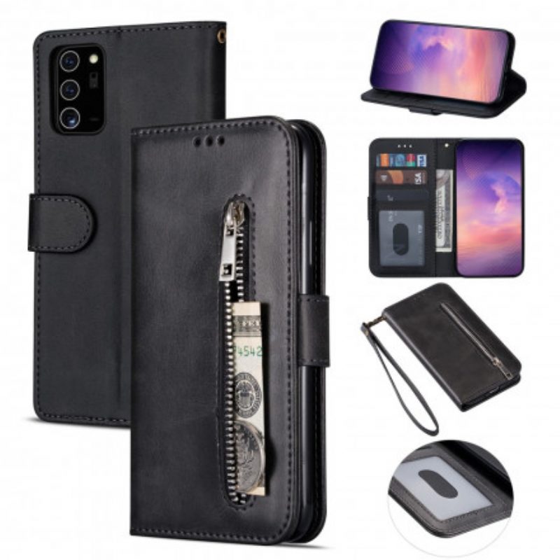Folio Cover Samsung Galaxy A52 4G / A52 5G / A52s 5G Portamonete Effetto Pelle