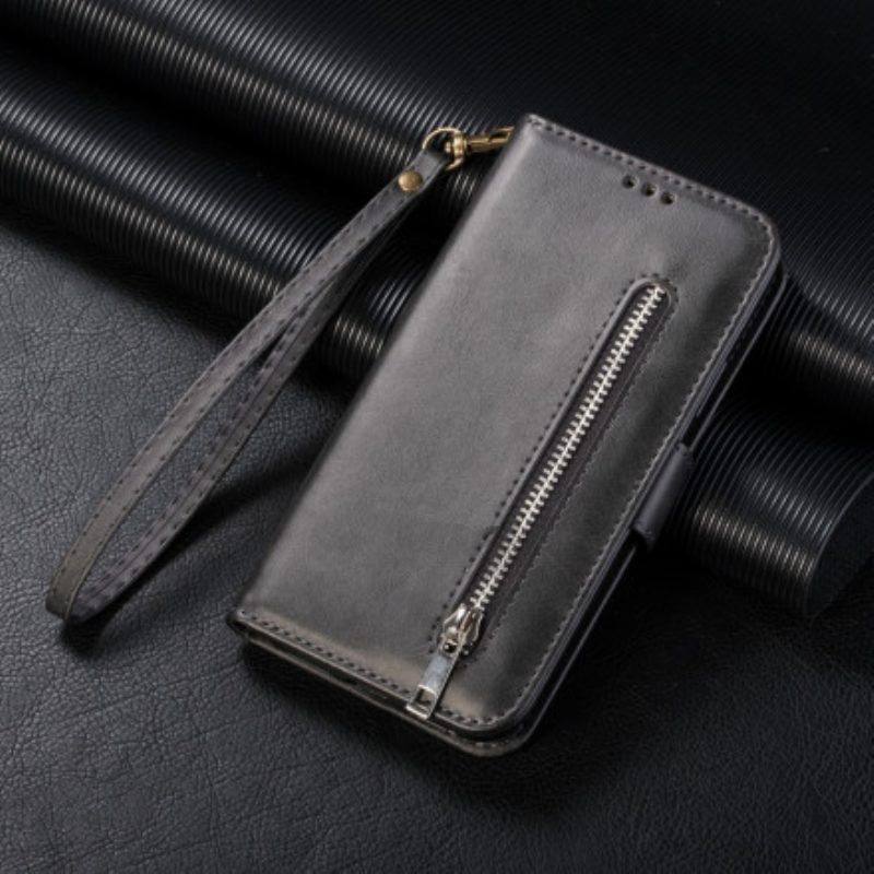 Folio Cover Samsung Galaxy A52 4G / A52 5G / A52s 5G Portamonete Effetto Pelle