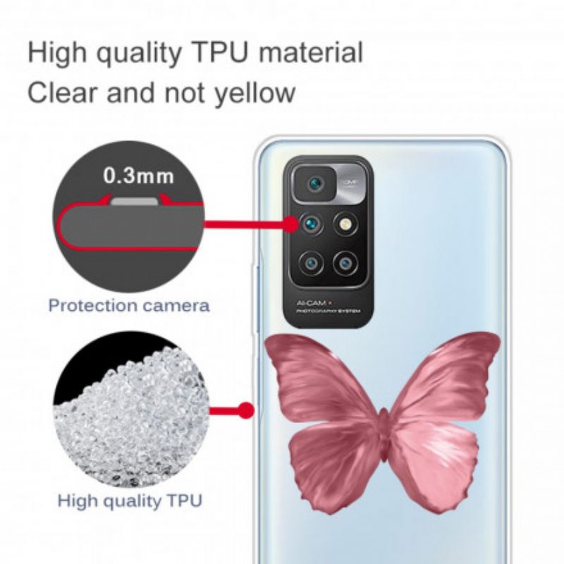 Cover Xiaomi Redmi 10 Farfalle Selvatiche
