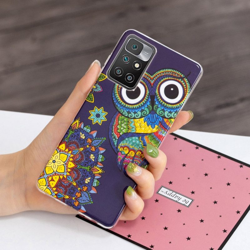 Cover Xiaomi Redmi 10 Gufo Fluorescente