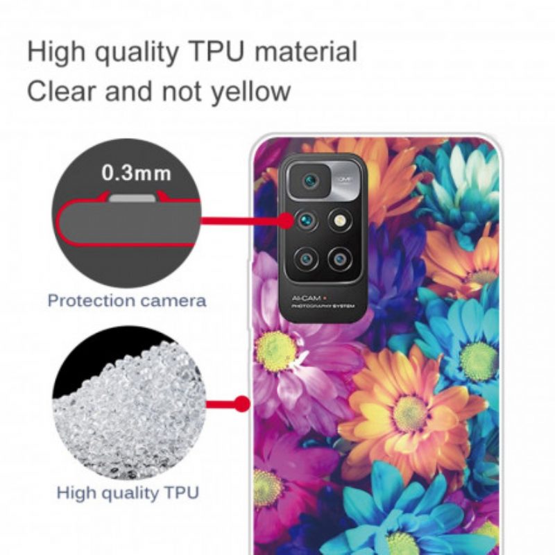 Cover Xiaomi Redmi 10 Margherite Colorate