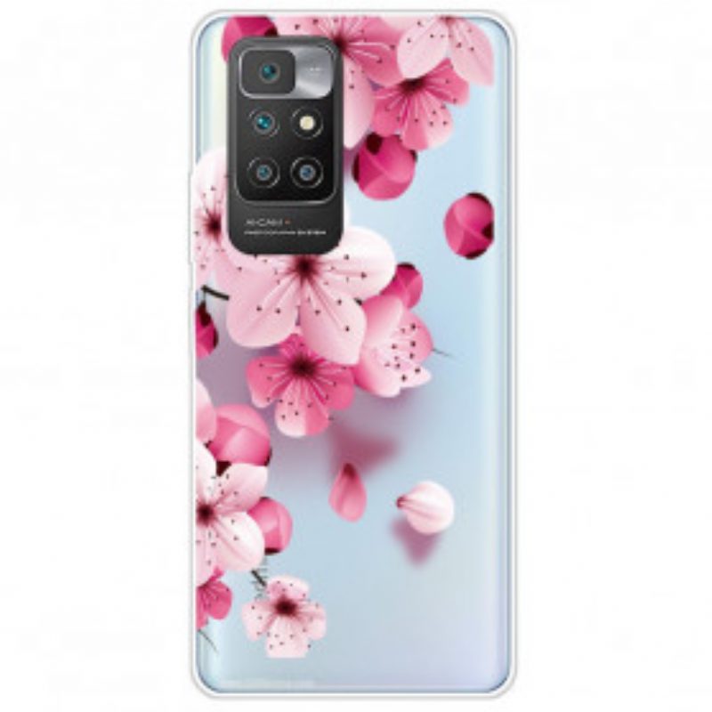 Cover Xiaomi Redmi 10 Piccoli Fiori Rosa